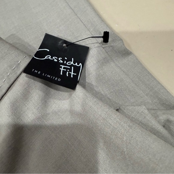 The Limited Light Gray fit and flare Leg Cassidy Fit Pants Size 10Long NWT - Picture 8 of 16